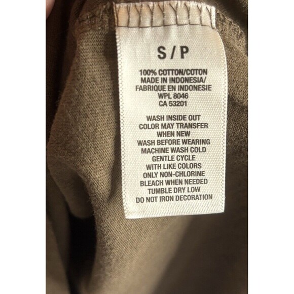 Aeropostale Brown And Green Polo Short Men’s Size Small 100% Cotton - Picture 3 of 5